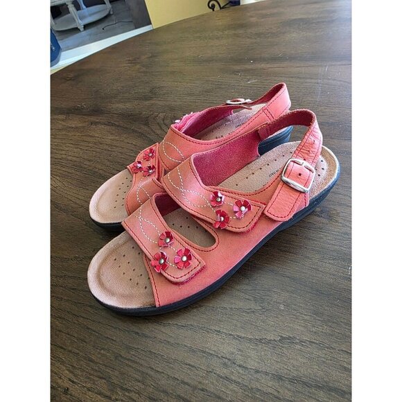 Leather Spring Step Women's Ceri Flat Sandal made in Italy size 7.5 - Picture 15 of 16